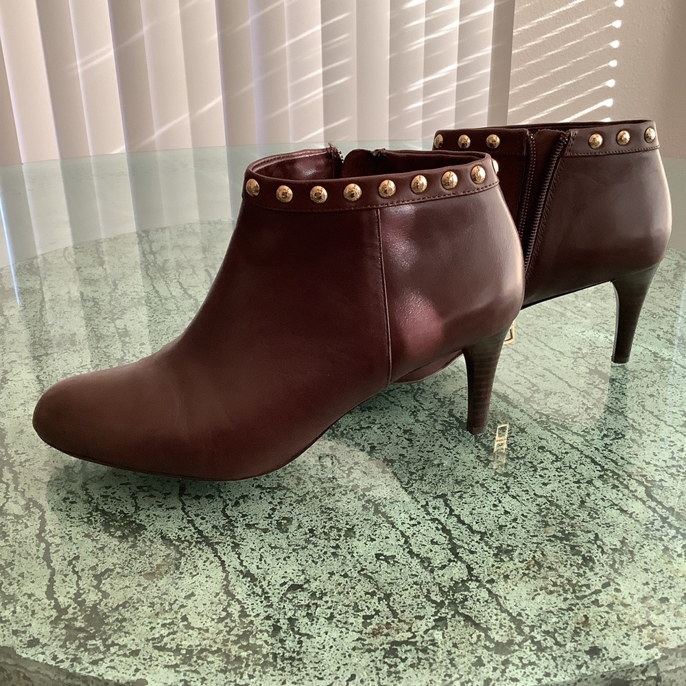 Coach leather bootie size 8.5